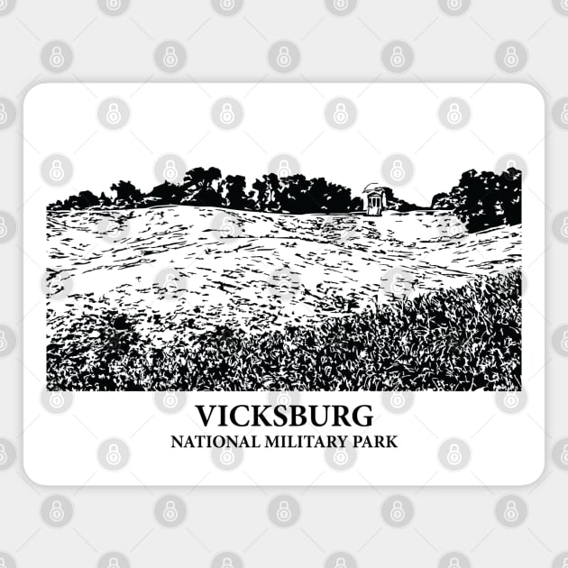 Vicksburg National Military Park Magnet by Lakeric